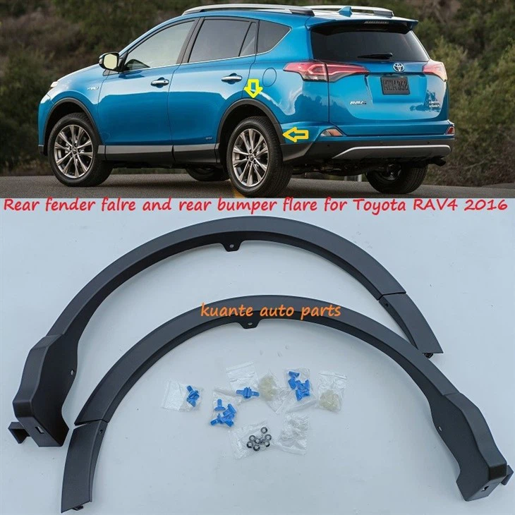 rear fender flares for RAV4 2016